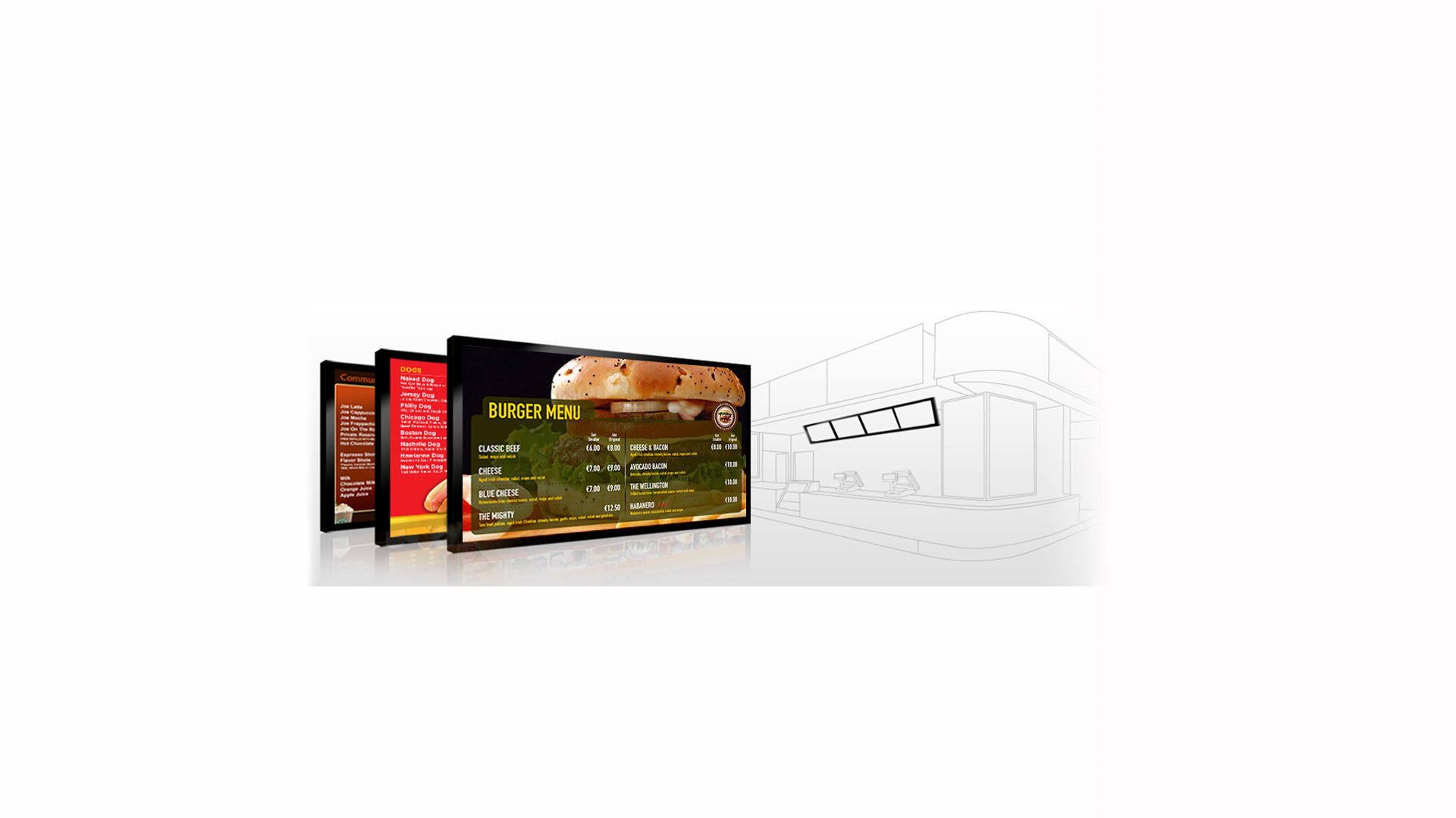 digital menu boards